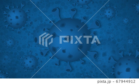Blue Coronavirus Medical background. Group of Blue Coronavirus Medical background. Group of 67944912