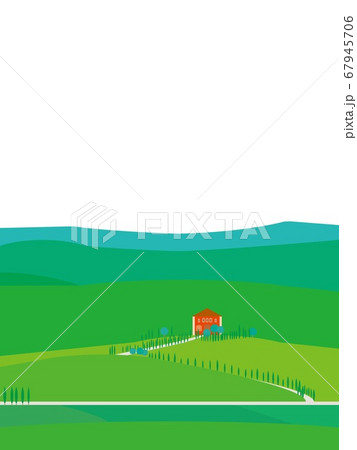 ヴァル・ドルチャ　val　d'orcia　トスカーナ　toscana　夏 67945706