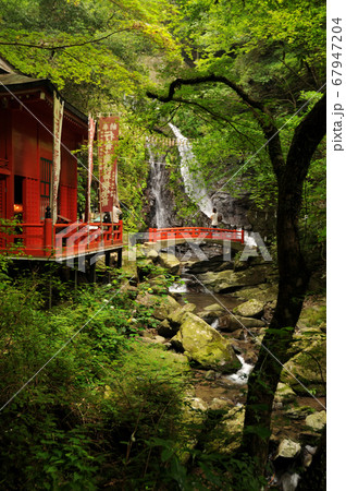 犬鳴山　清瀧堂と行者の瀧 67947204