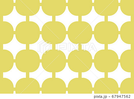 北欧モダン 北欧風 パターン 壁紙 イエローのイラスト素材