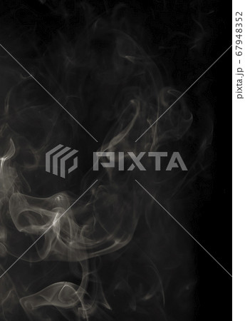 movement of smoke on black background, smoke background 67948352