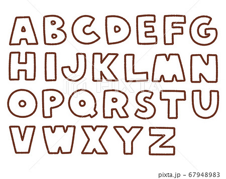 文字 アルファベットのイラスト素材 6794
