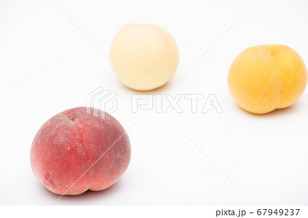 桃三種（白桃、黄桃、白鳳）三色がかわいい。 67949237