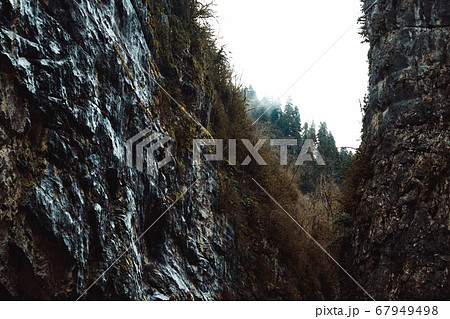 Yupshar Canyon Stone Bag in Abkhazia. Yupshar Canyon Stone Bag in Abkhazia. 67949498