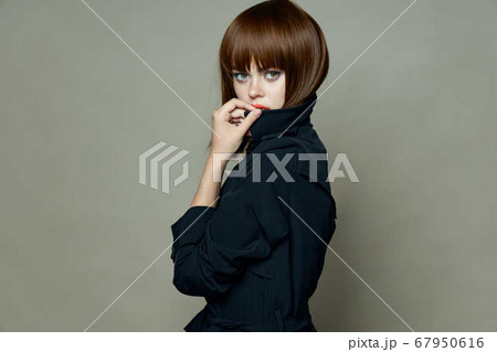 Charming woman with red hair model party Charming woman with red hair model party 67950616