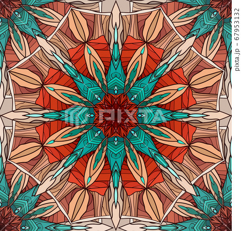 Seamless texture with coloring mandala with abstract pattern. Vector element Seamless texture with coloring mandala with abstract pattern. Vector element 67953132