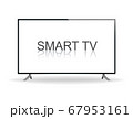 Smart televion on white 67953161