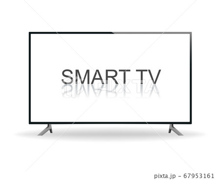 Smart televion on white 67953161
