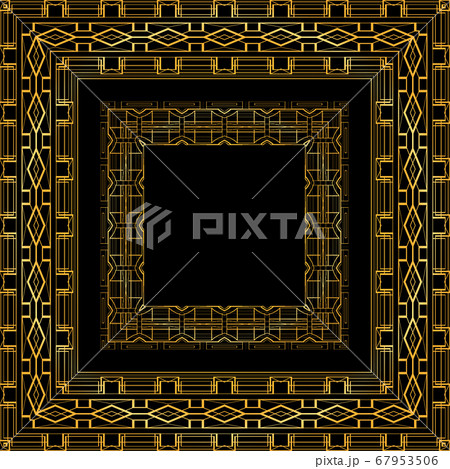 Set of luxurious gold vintage frames Set of luxurious gold vintage frames 67953506