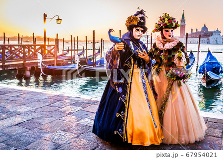 Venice, Italy - Carnival in Piazza San Marco 67954021