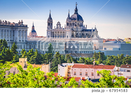Madrid, Spain - Almudena cathedral 67954583