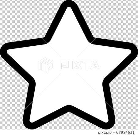 Simple star pictogram 67954631