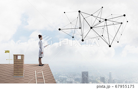 Modern medical industry concept 67955175