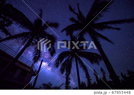 沖縄　八重山　天の川　夜景　milky way　星空　星景　銀河　夜空　星座　星雲　天体観測　天体 67955448