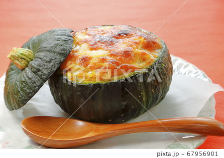 坊ちゃん南瓜のグラタン 坊ちゃん南瓜のグラタン 67956901