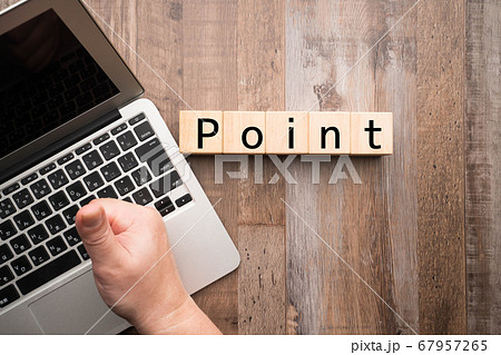 英字ポイント文字、ポイント還元イメージ 67957265