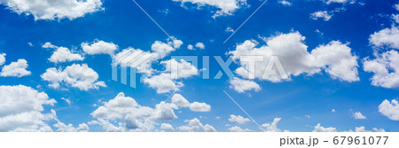 Panorama blue sky and clouds. 67961077