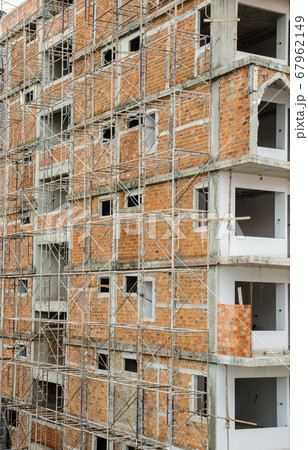 building construction in side view 67962149