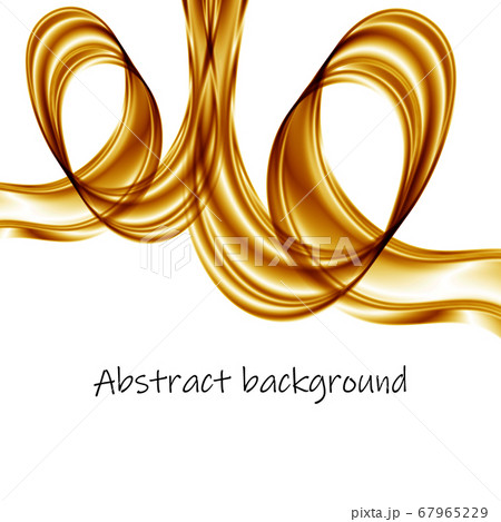 Modern smoky vector wave on a white abstract background. Design element 67965229