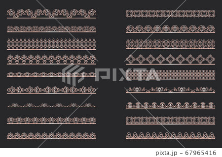 Elegant Lace Borders Frames laser cut 67965416