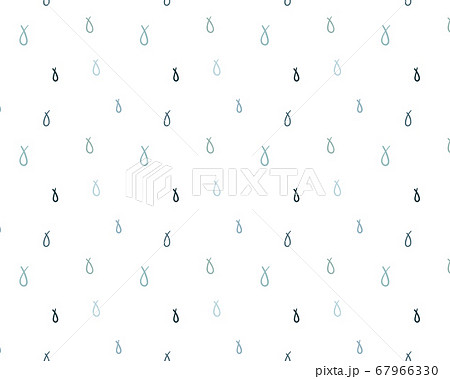 しずく柄のシンプルなパターン かわいい 青 雨 背景のイラスト素材