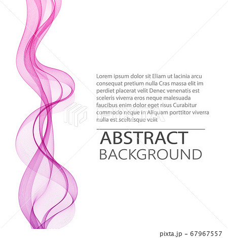Vertical pink wave design, abstract background vector 67967557