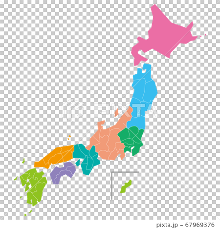 Map of Japan Map of Japan 67969376