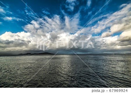 Cloudy sky over Alcatraz 67969924