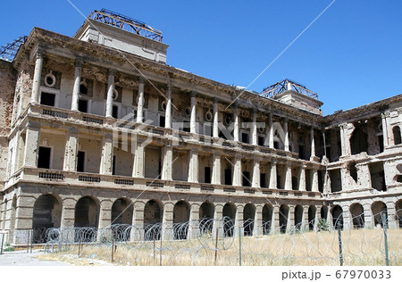 The Darul Aman Palace in Kabul, Afghanistan. The palace suffered extensive war damage from a coup, the Mujahideen and the Taliban. Now under reconstruction. Darul Aman Palace, Kabul, Afghanistan 2005. The Darul Aman Palace in Kabul, Afghanistan. The palace suffered extensive war damage from a coup, the Mujahideen and the Taliban. Now under reconstruction. Darul Aman Palace, Kabul, Afghanistan 2005. 67970033
