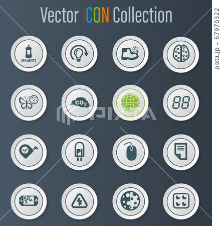 Science icons set 67970322
