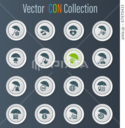 Insurance icons set 67970435