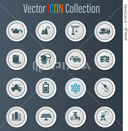 Industry icons set 67970440