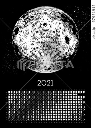 Moon Calendar 2021 Southern Hemisphere Black 67971915