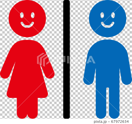 シンプルなトイレのピクトグラム シンプルなトイレのピクトグラム 67972634