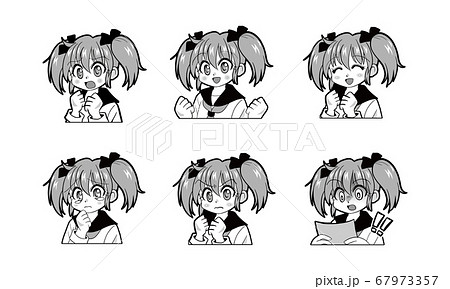 ツインテールでセーラー服の女の子のマンガ ツインテールでセーラー服の女の子のマンガ 67973357