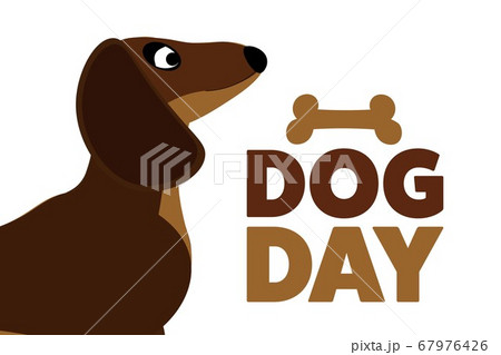 National Dog Day. August 26. Holiday concept. Template for background, banner, card, poster with 67976426