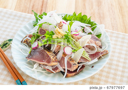 かつおのたたきのカルパッチョ 67977697