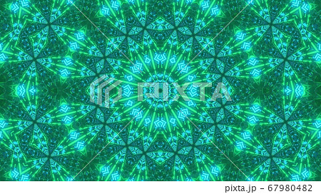 3D Illustration Green Ripple Illusion Background wallpaper 67980482