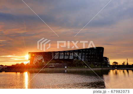 Southern Branch of the National Palace Museum at night 67982073