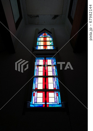 廃墟　廃教会　長野県　白樺湖　ホテルグランビュー蓼科　聖ソフィア白樺高原教会　教会　結婚式場　聖堂 67982144