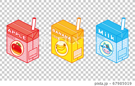 Cute Pack Juice Stock Illustration