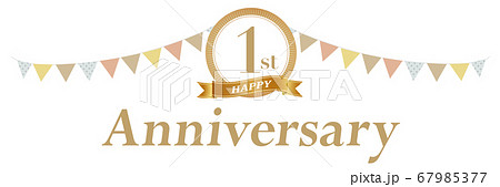 1周年アニバーサリーデコ 67985377