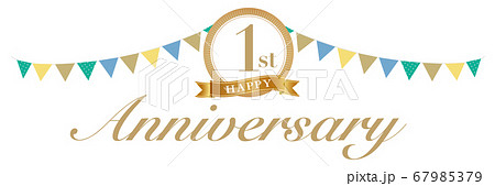 1周年アニバーサリーデコ 67985379