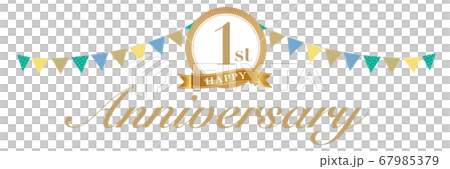 1周年アニバーサリーデコ 67985379