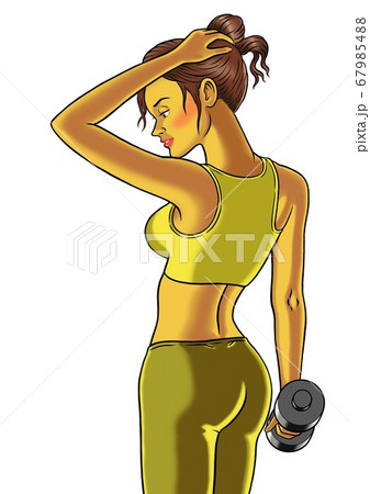 フィットネスインストラクターの女性 67985488