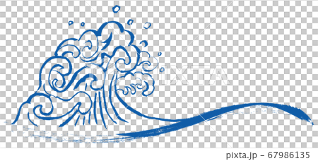 Sea wave brush 67986135