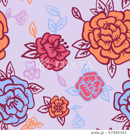 Vector floral background 67986381