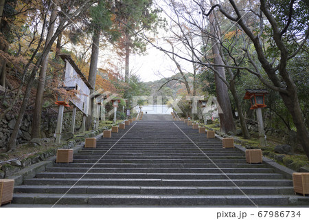 虚空蔵法輪寺　秋の紅葉 67986734