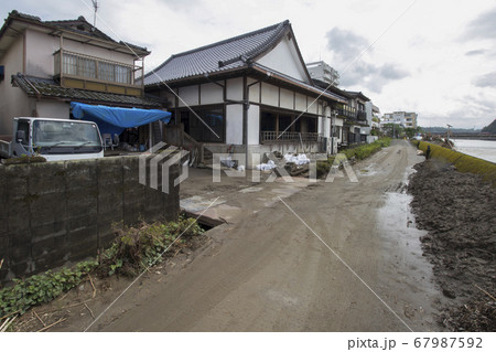 人吉市球磨川水害被災 67987592