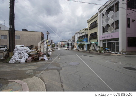 人吉市球磨川水害国道445号線 67988020